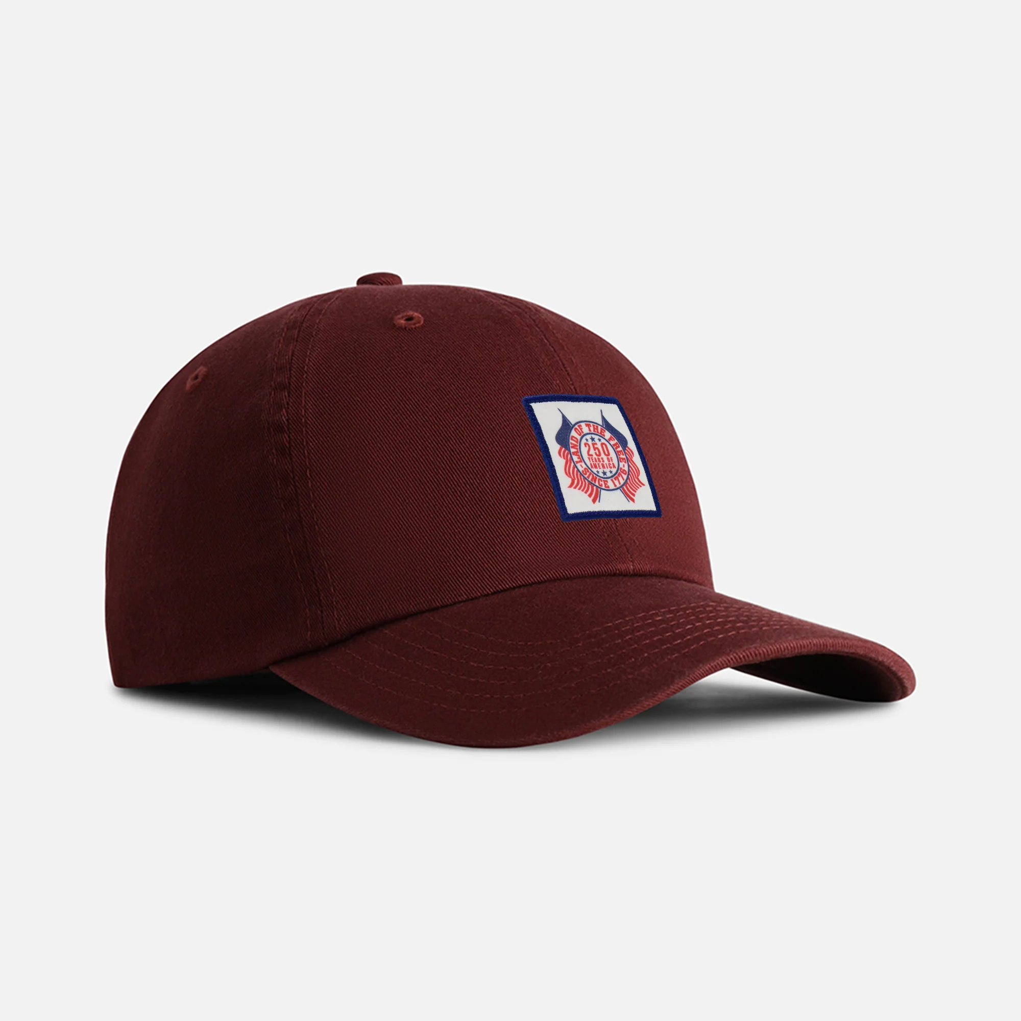 250th Anniversary Faux Suede Patch Cotton Dad Hat - Image 5