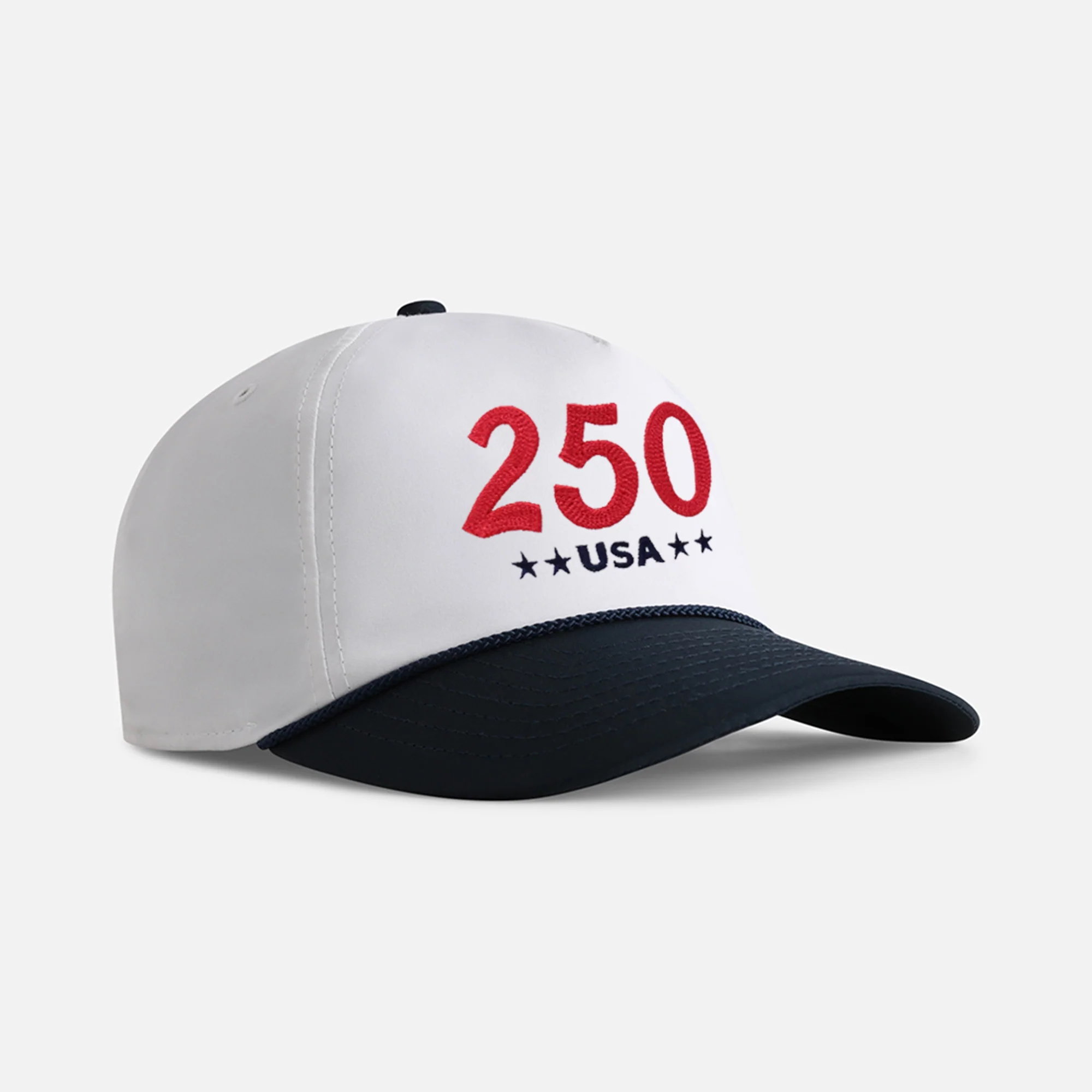 America 250 3D Chainstitch Two-Tone Performance Rope Hat