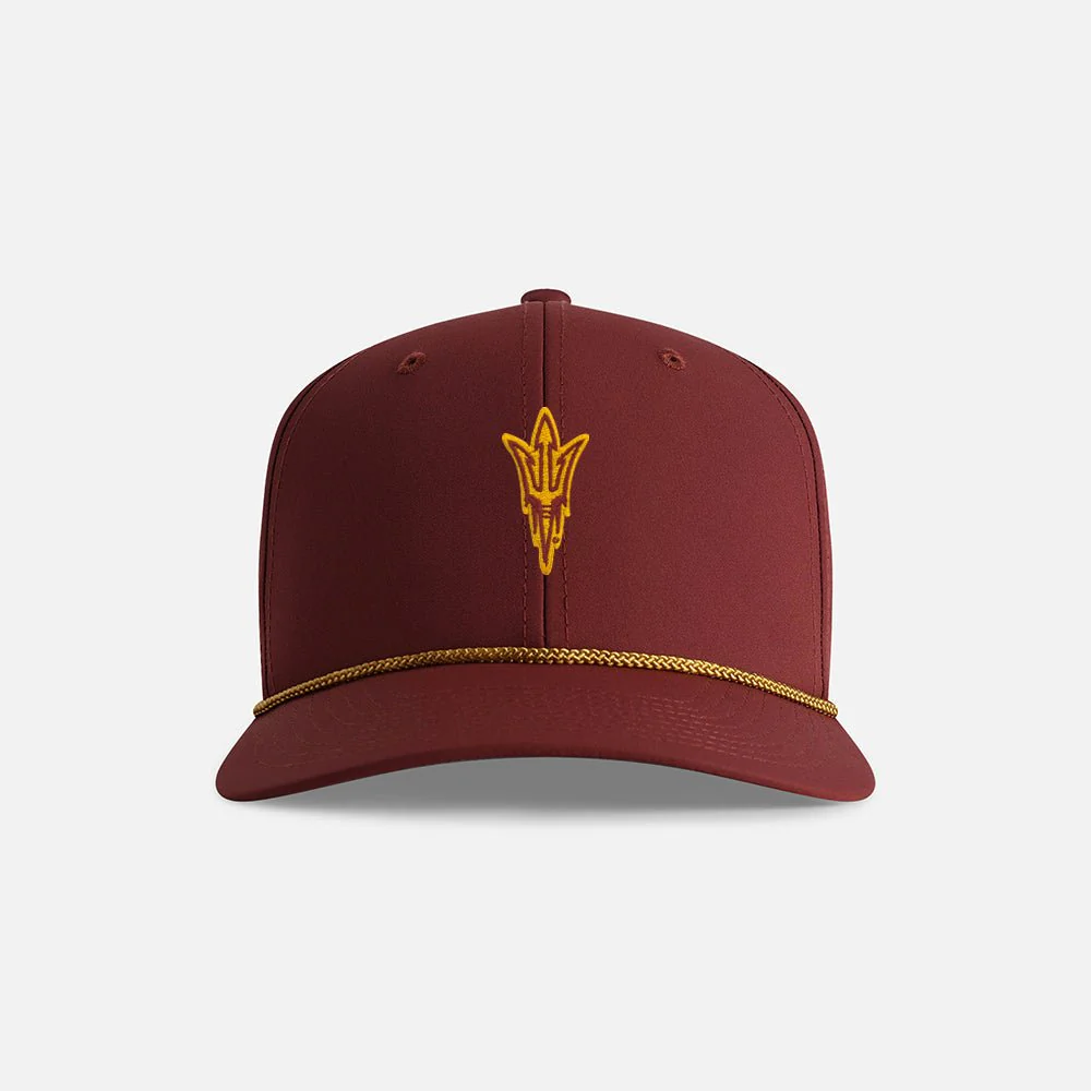 Arizona State University "Trident Patch" 6-Panel Performance Rope Hat - Image 2