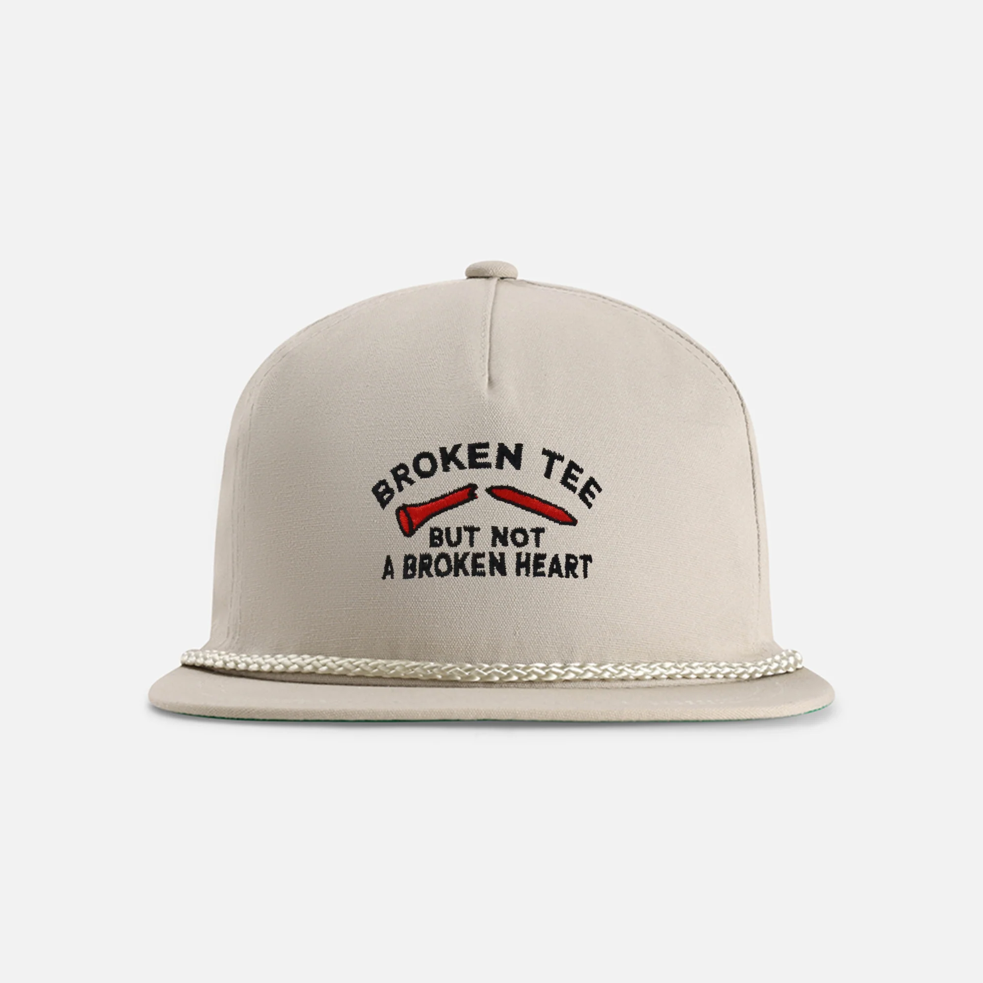 "Broken Tee, But Not A Broken Heart" Original Rope Hat - Image 2