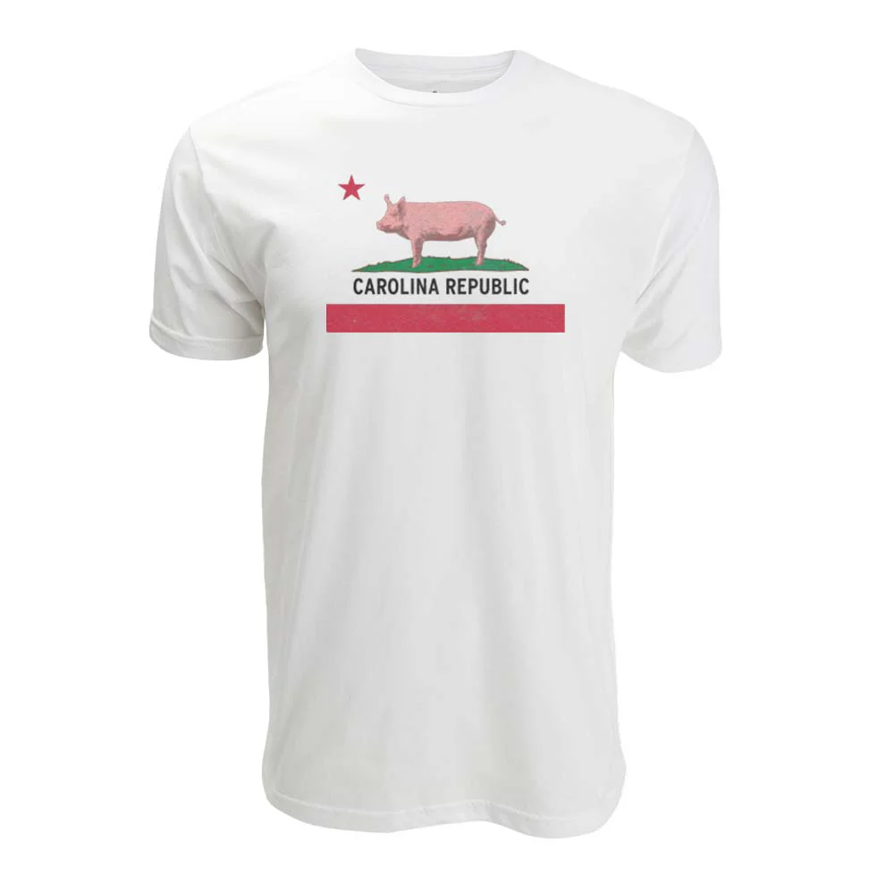 The Carolina Republic - Crew Neck T-Shirt - Image 9