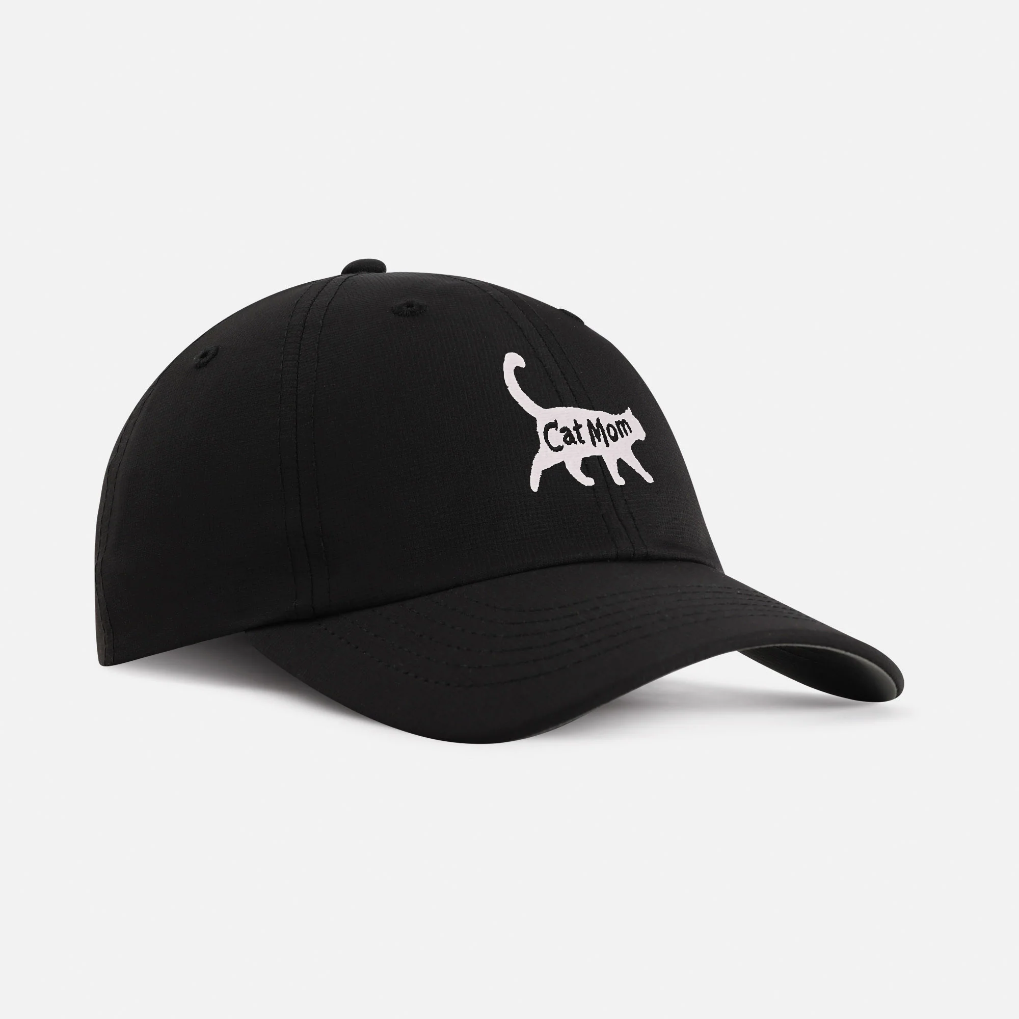 "Cat Mom" Small Fit Performance Ponytail Hat