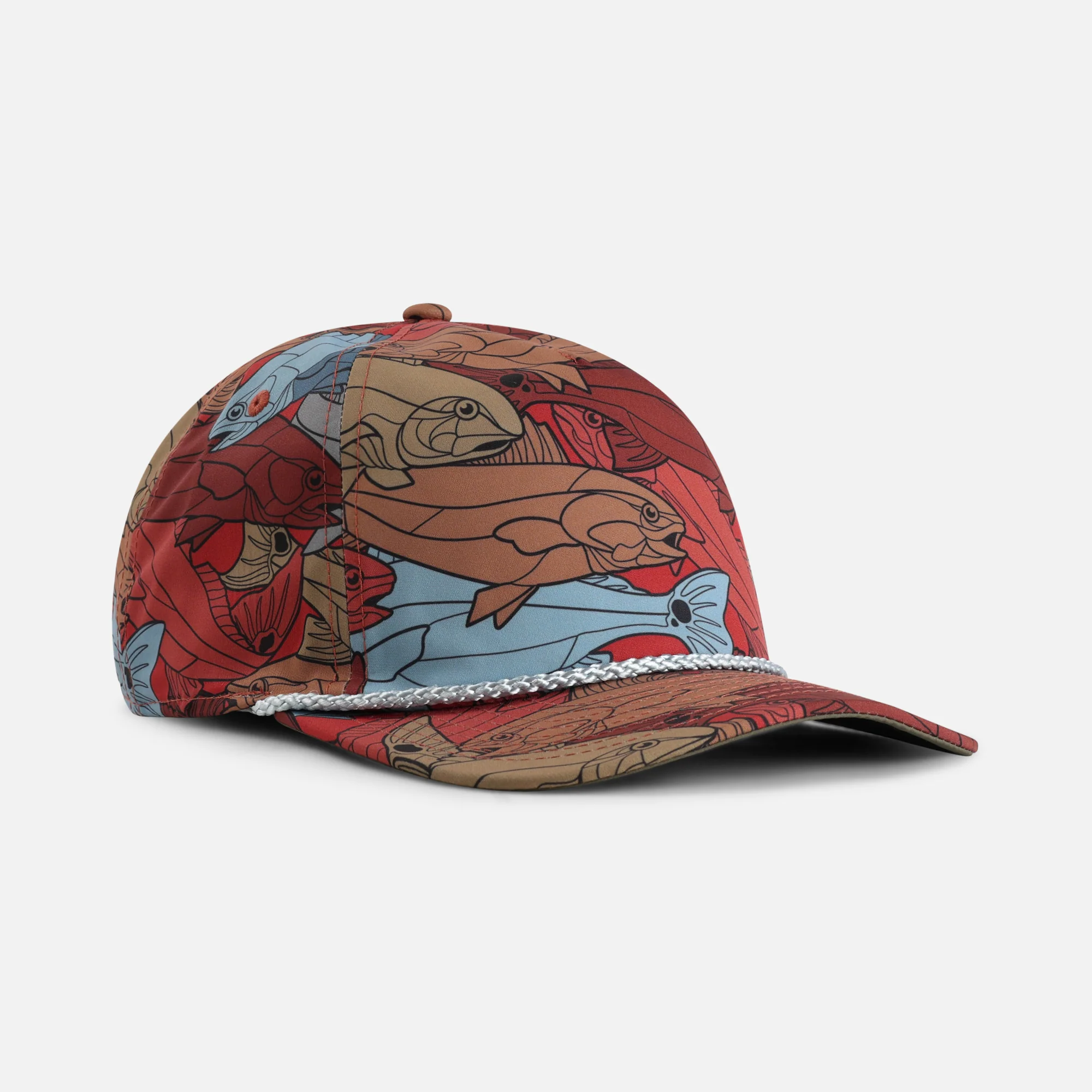 DNA014 - The Golden Hour Printed Performance Rope Cap - Image 33