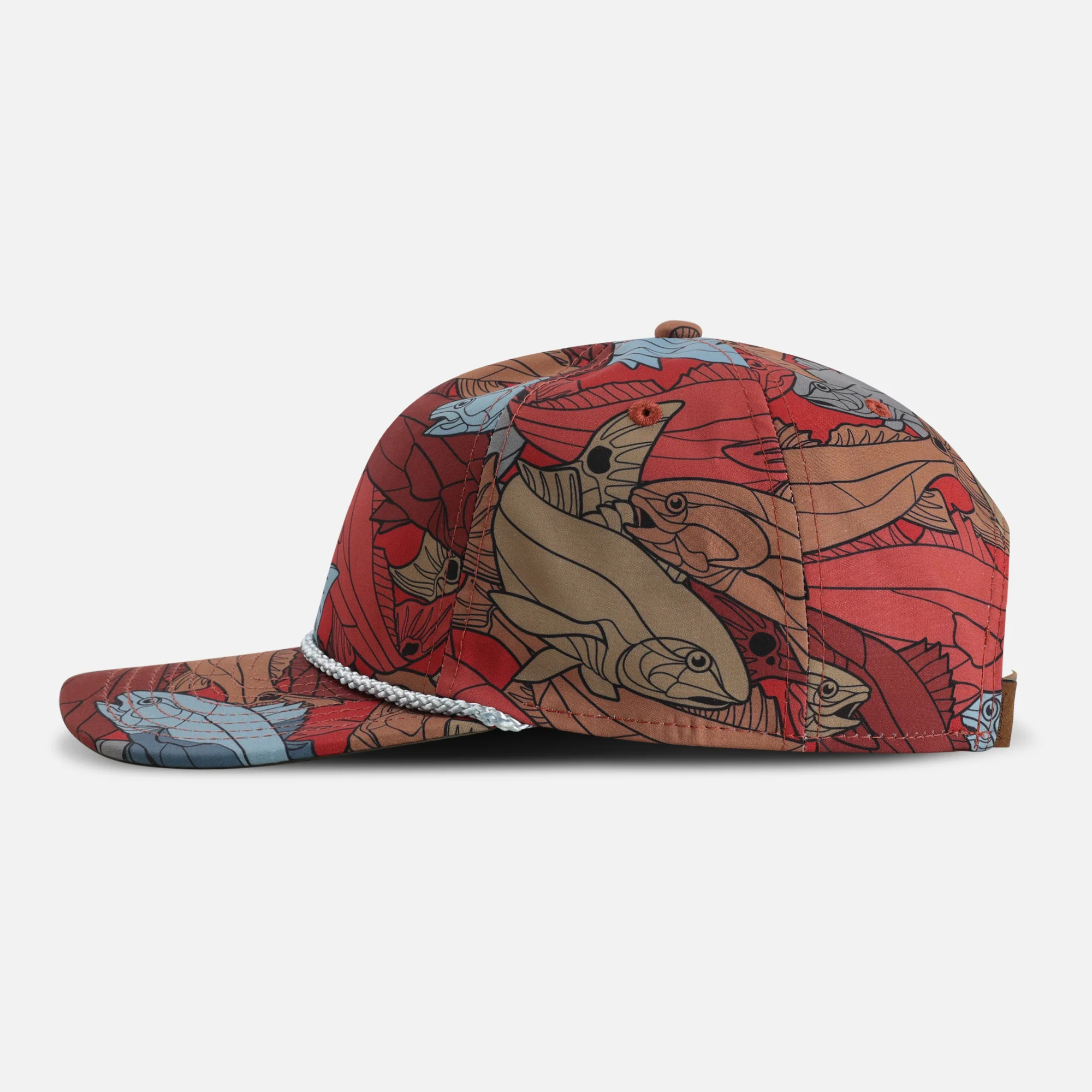 DNA014 - The Golden Hour Printed Performance Rope Cap - Image 35