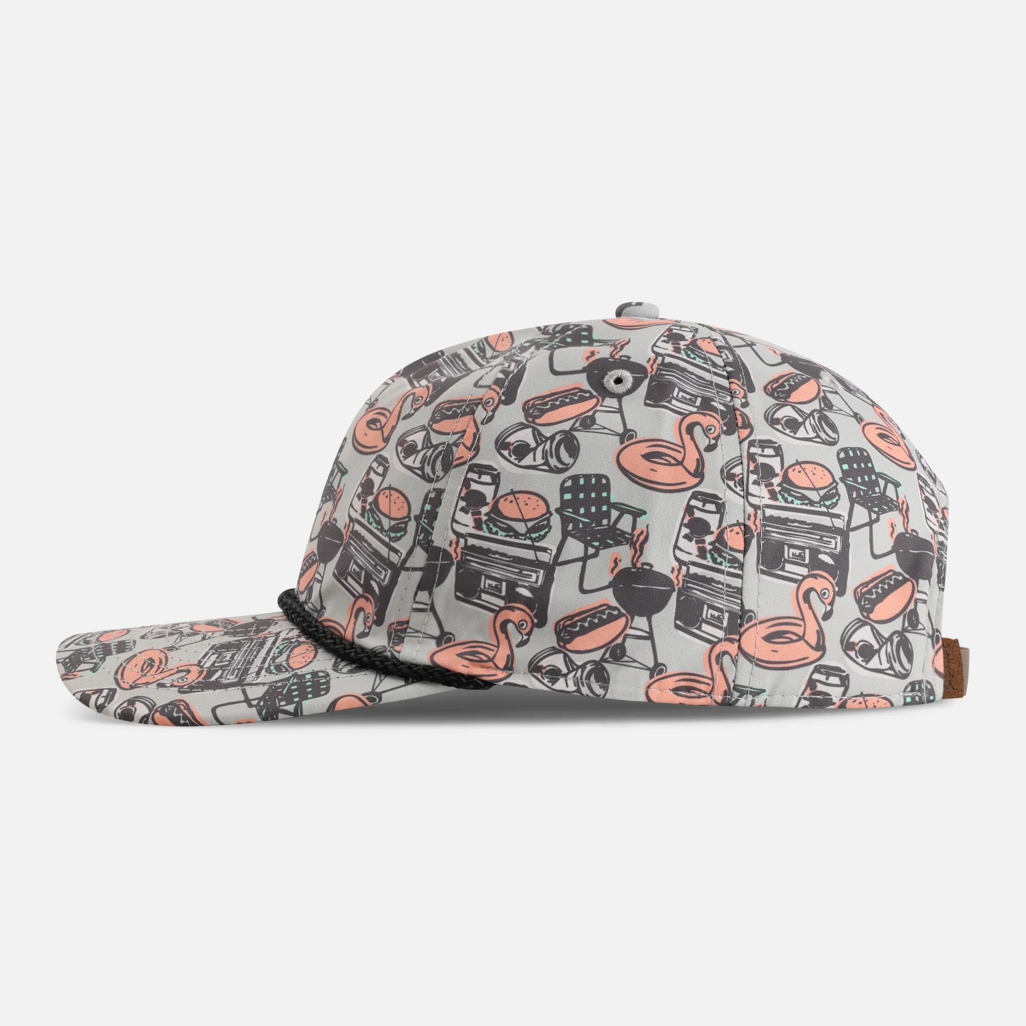 DNA014 - The Golden Hour Printed Performance Rope Cap - Image 63