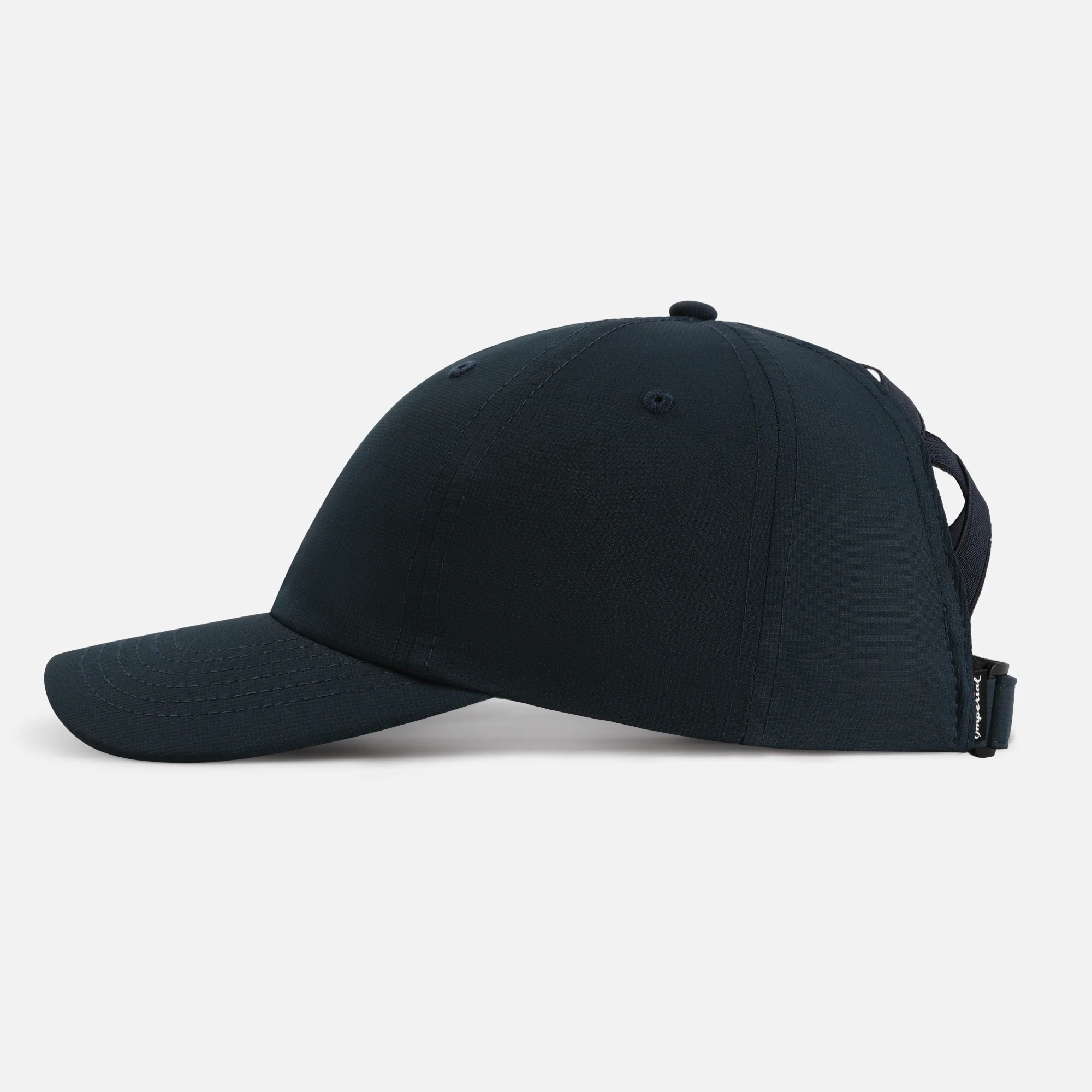 "Dog Mom" Small Fit Performance Ponytail Hat - Image 3