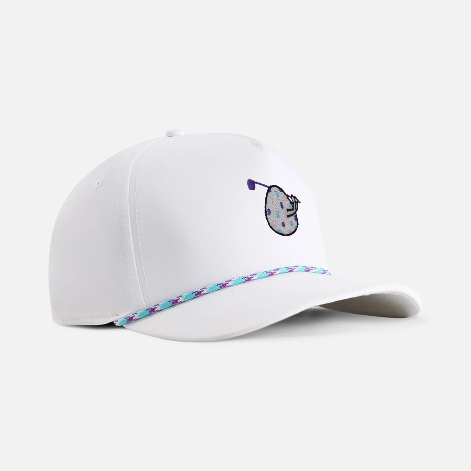 "Egg-Cellent Drive" 5-Panel Performance Rope Hat - Image 9