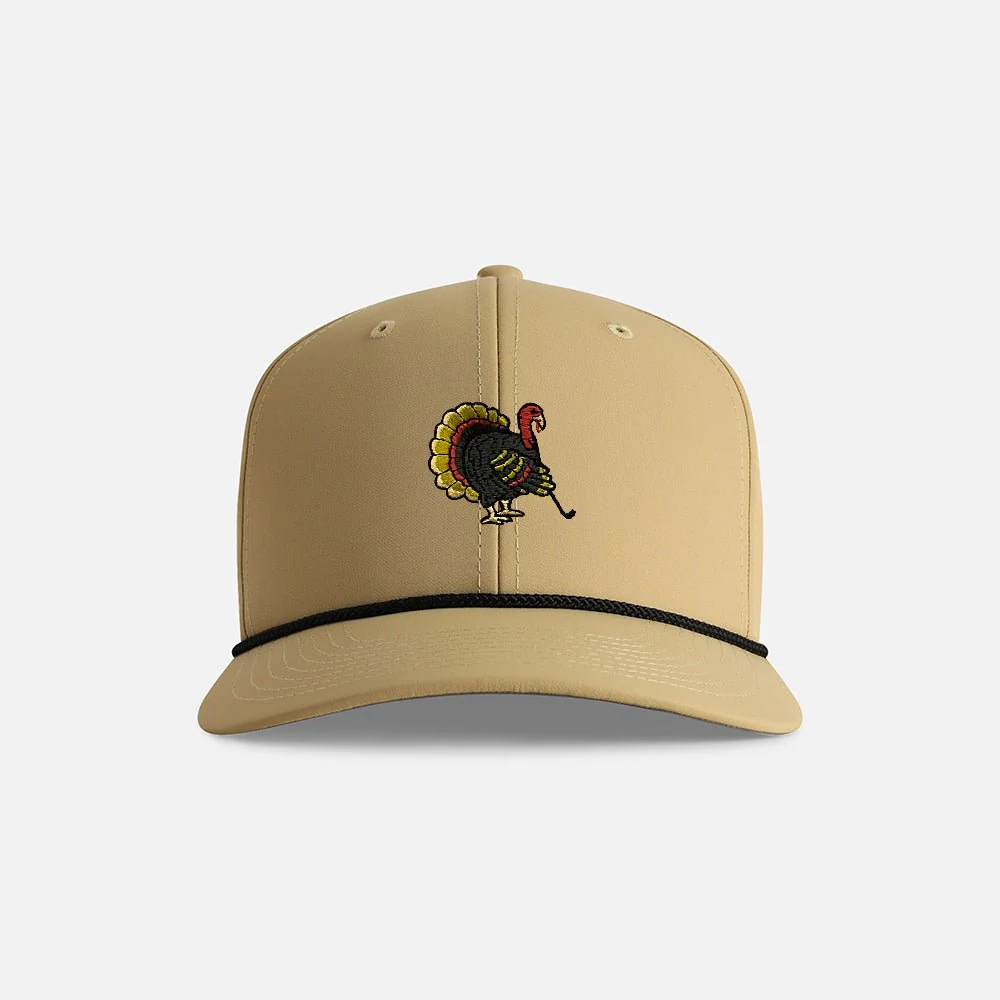 "Gobble Golf" 6-Panel Performance Rope Hat - Image 2