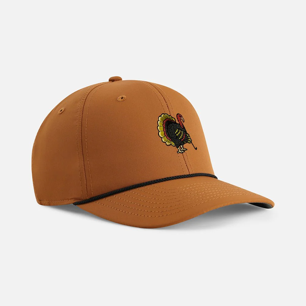 "Gobble Golf" 6-Panel Performance Rope Hat - Image 5