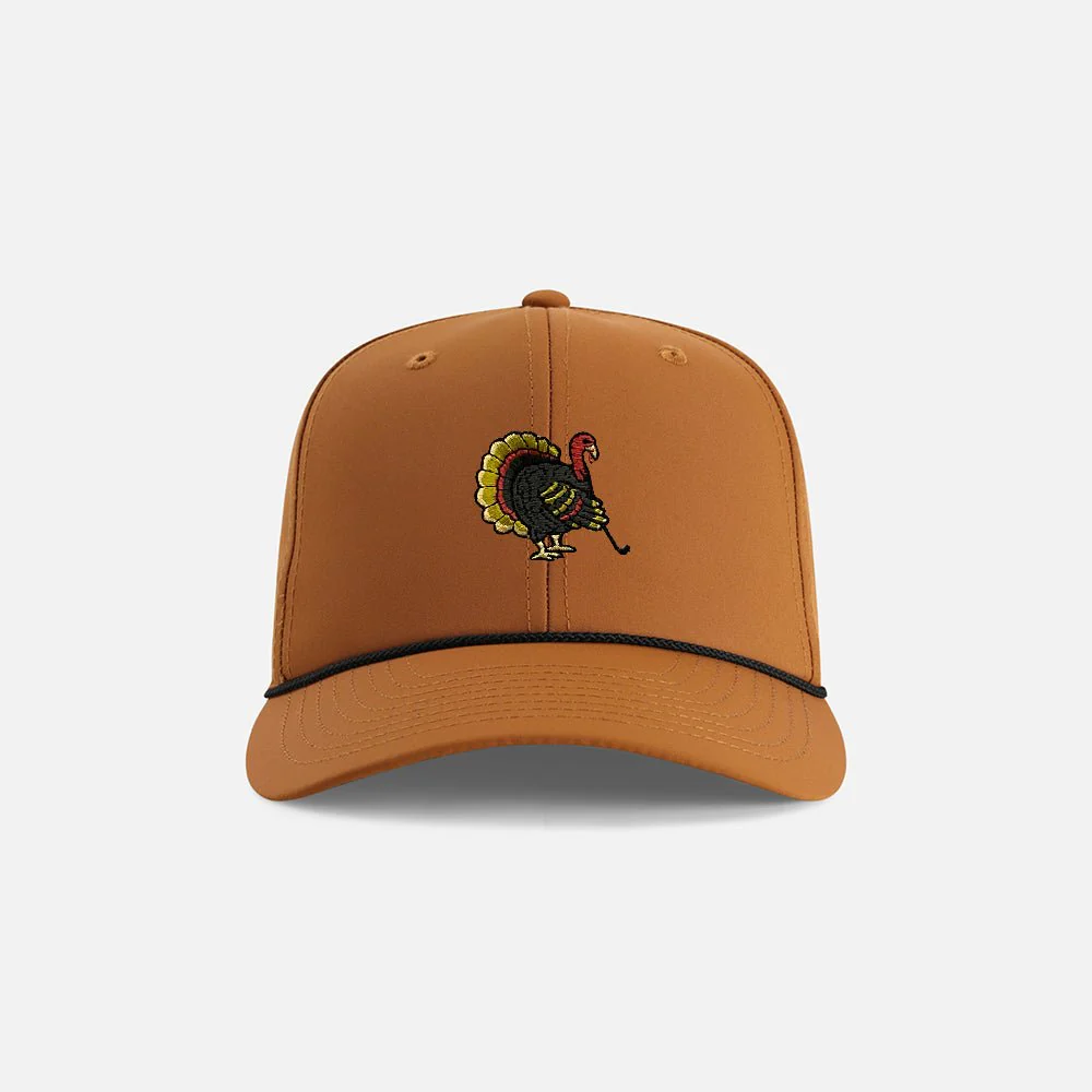 "Gobble Golf" 6-Panel Performance Rope Hat - Image 6