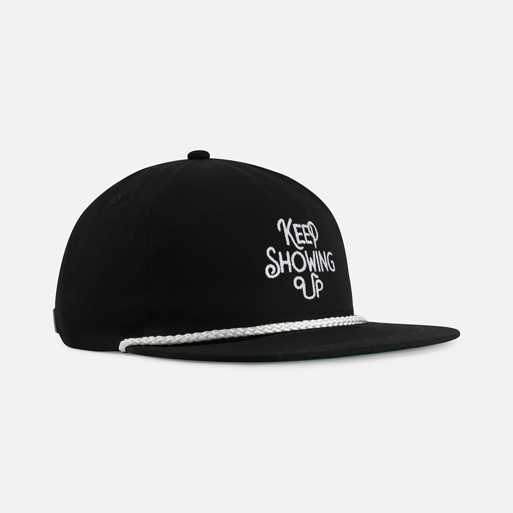"Keep Showing Up" Original Rope Hat - Image 4