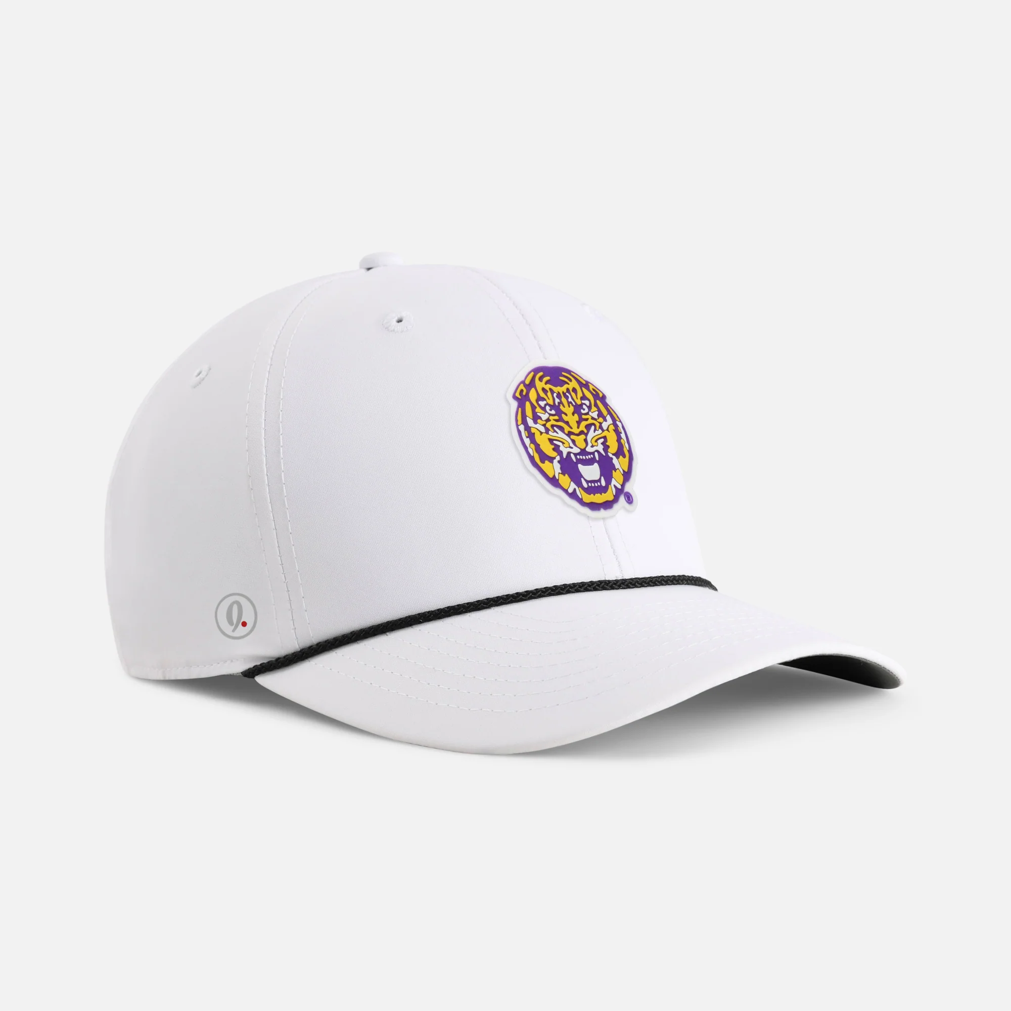 Louisiana State University "LSU Tiger 3D Molded Patch" 6-Panel Performance Rope Hat