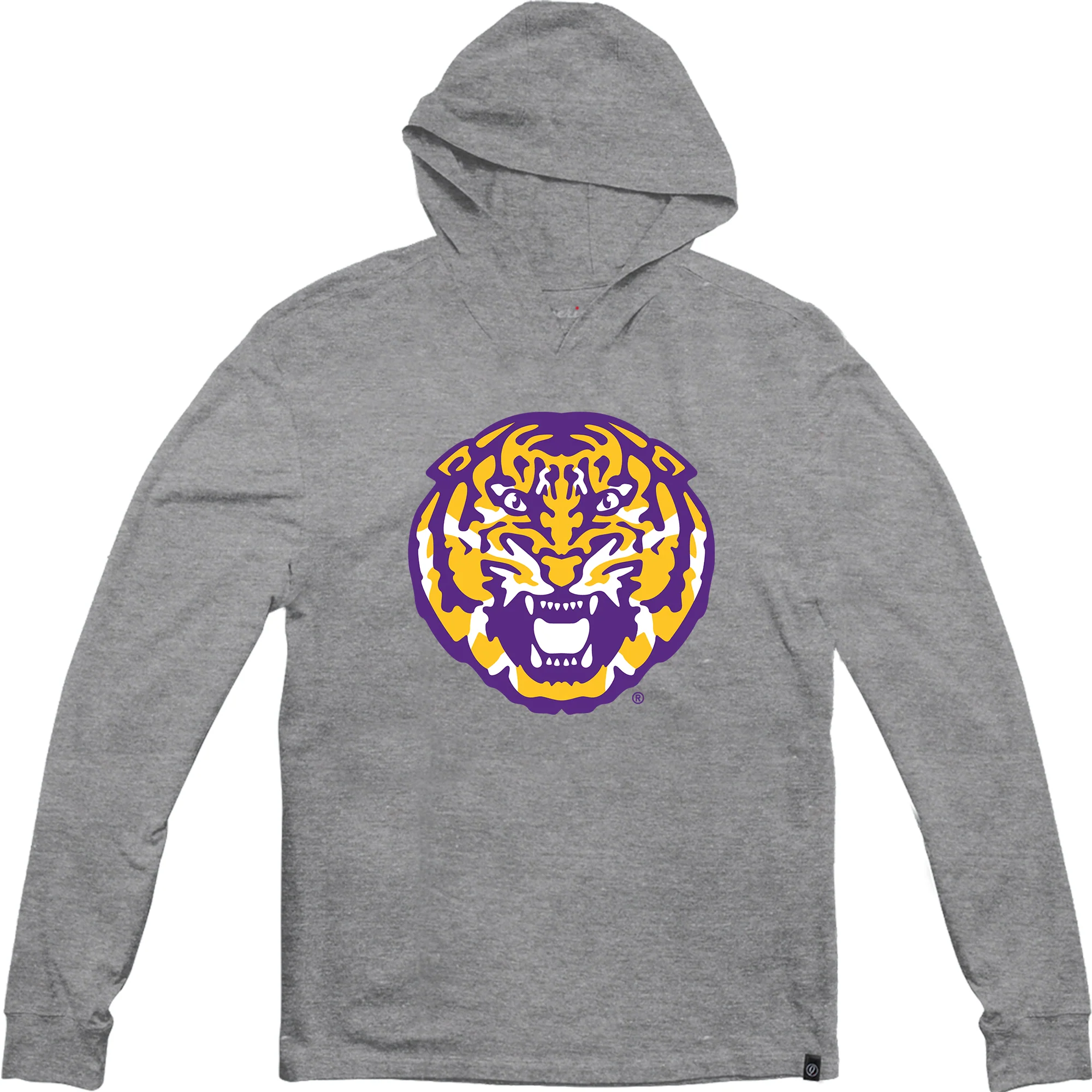 Louisiana State University "Tiger Head" Long Sleeve Hooded T-Shirt - Image 7
