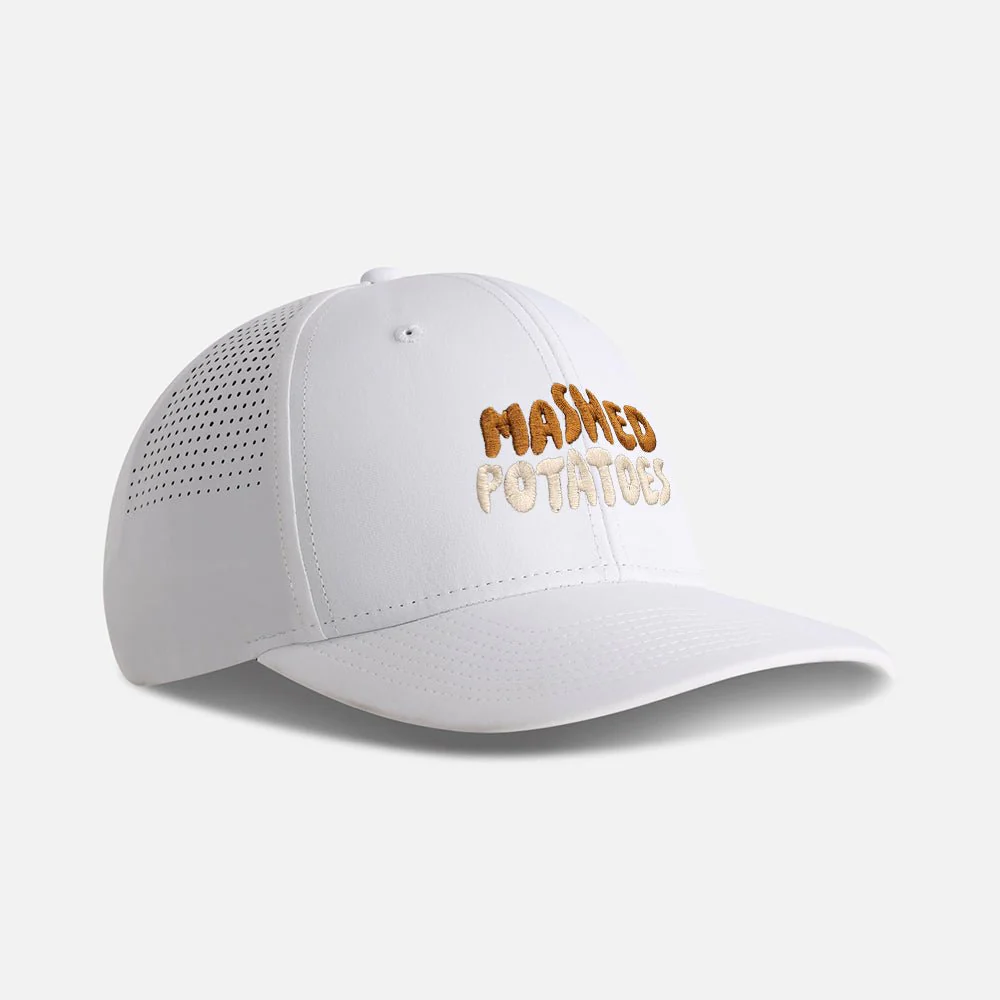 "Mashed Potatoes" Perforated Performance Hat - Image 5