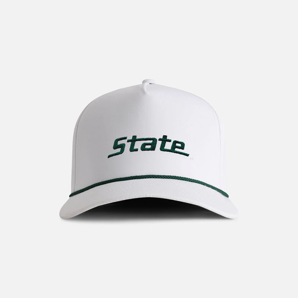 MSU "Michigan State State" 5-Panel Performance Rope Hat - Image 2