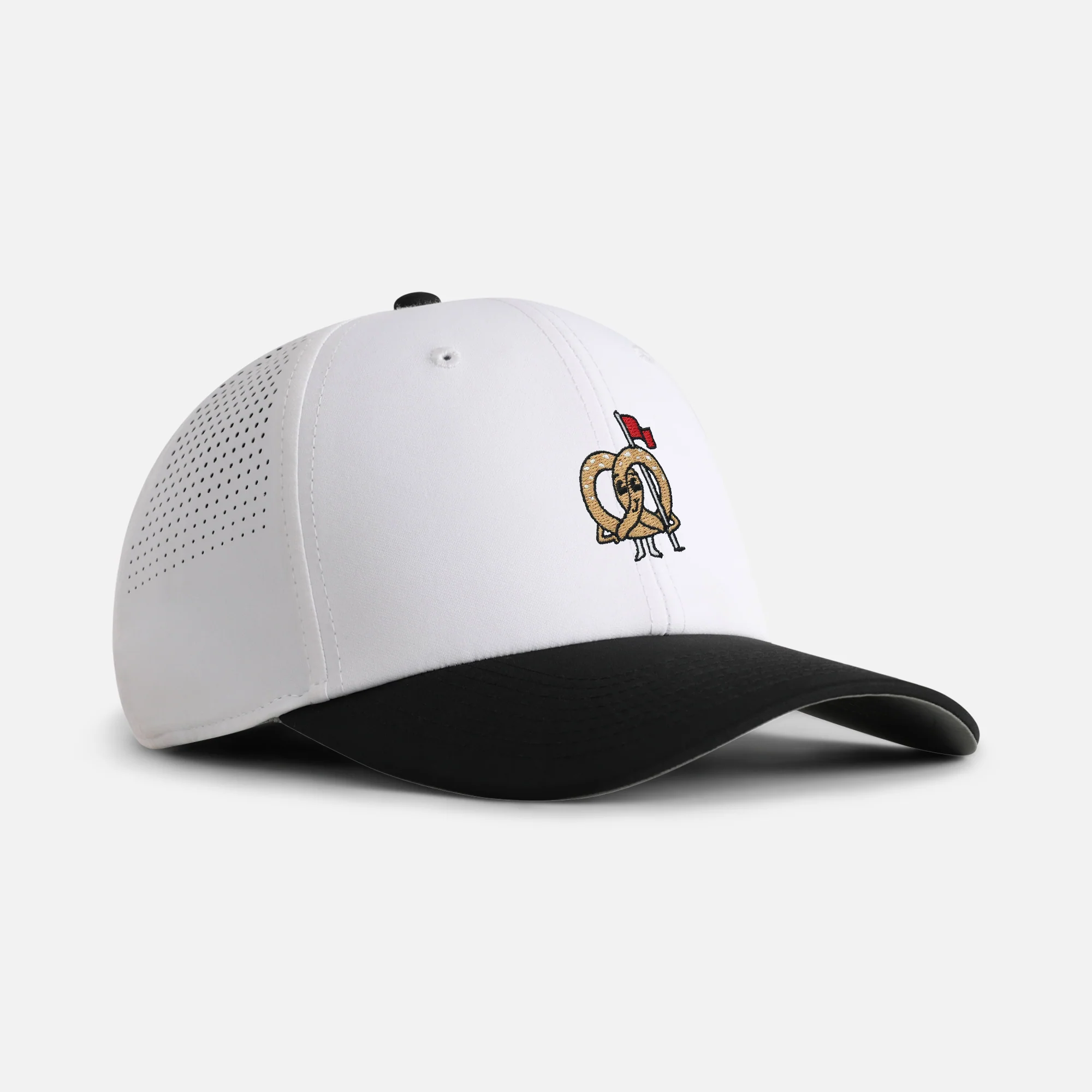 "Par-Tee Pretzel" Perforated Two-Tone Performance Hat