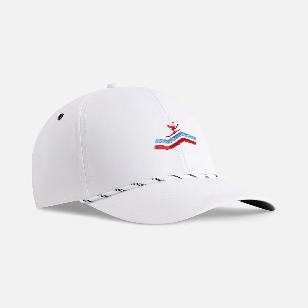 "Ski Stripes" Performance Rope Hat