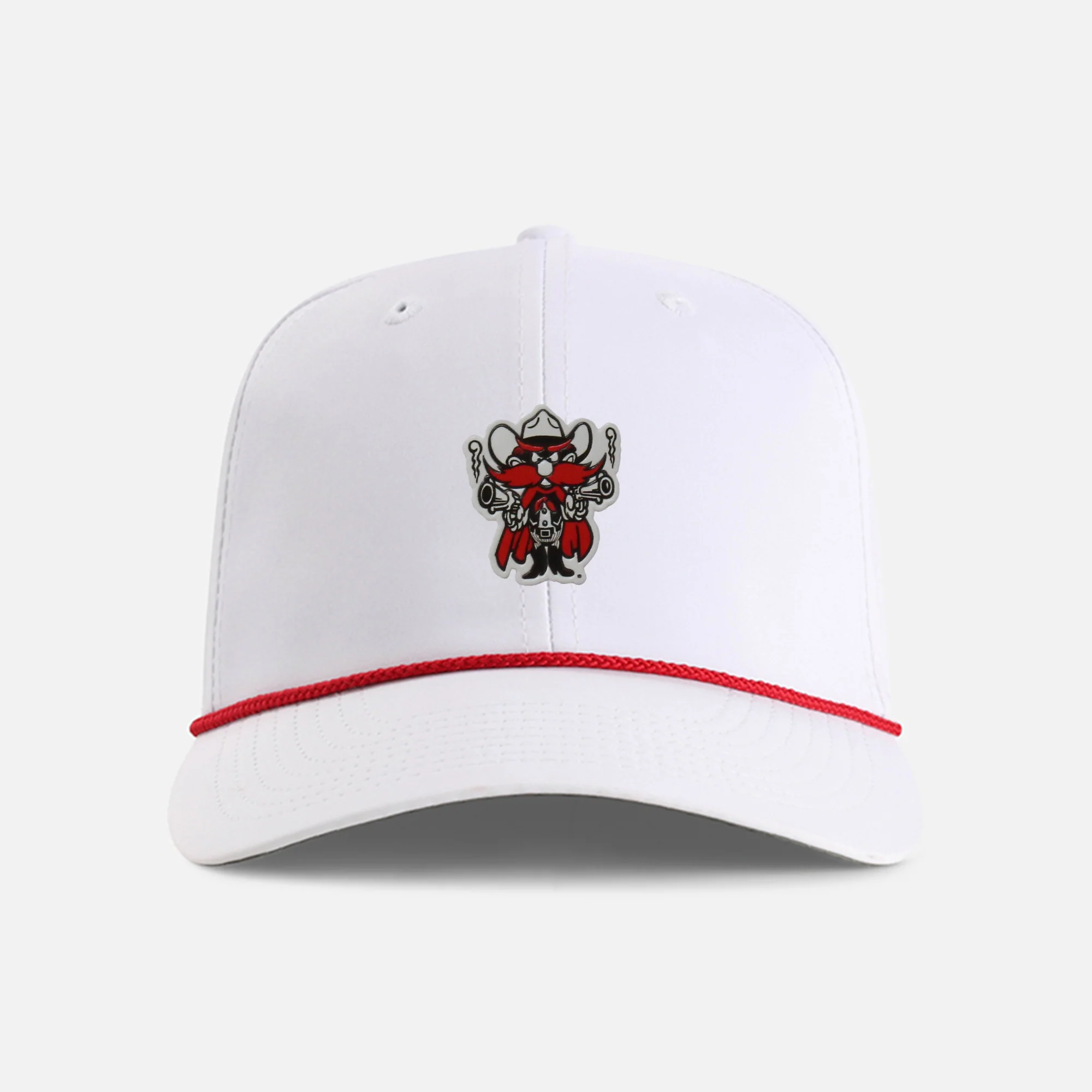 Texas Tech University "Raider Red 3D Patch" 6-Panel Performance Rope Hat - Image 2