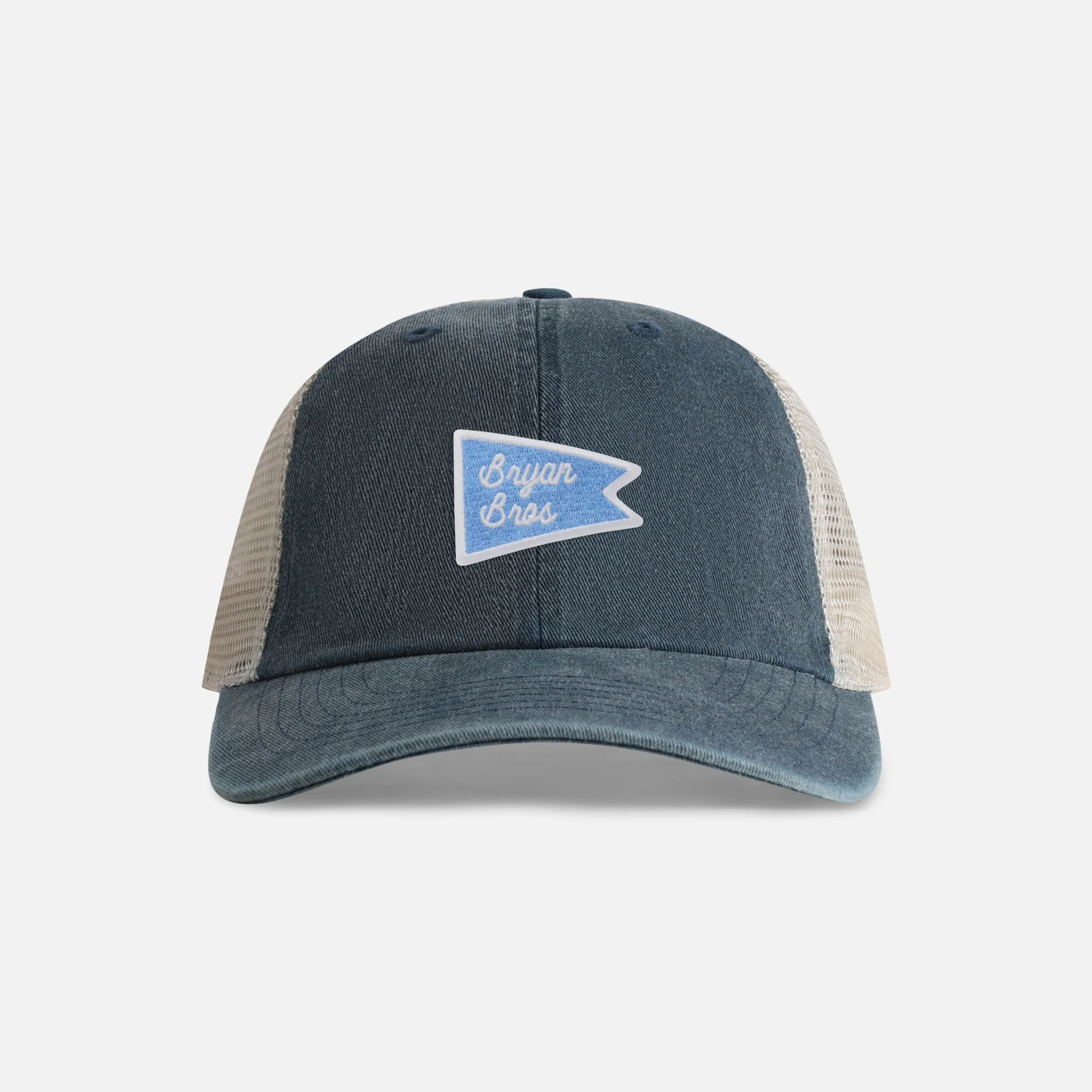 The Bryan Bros Flag Patch Adjustable Mesh Back Hat - Image 2