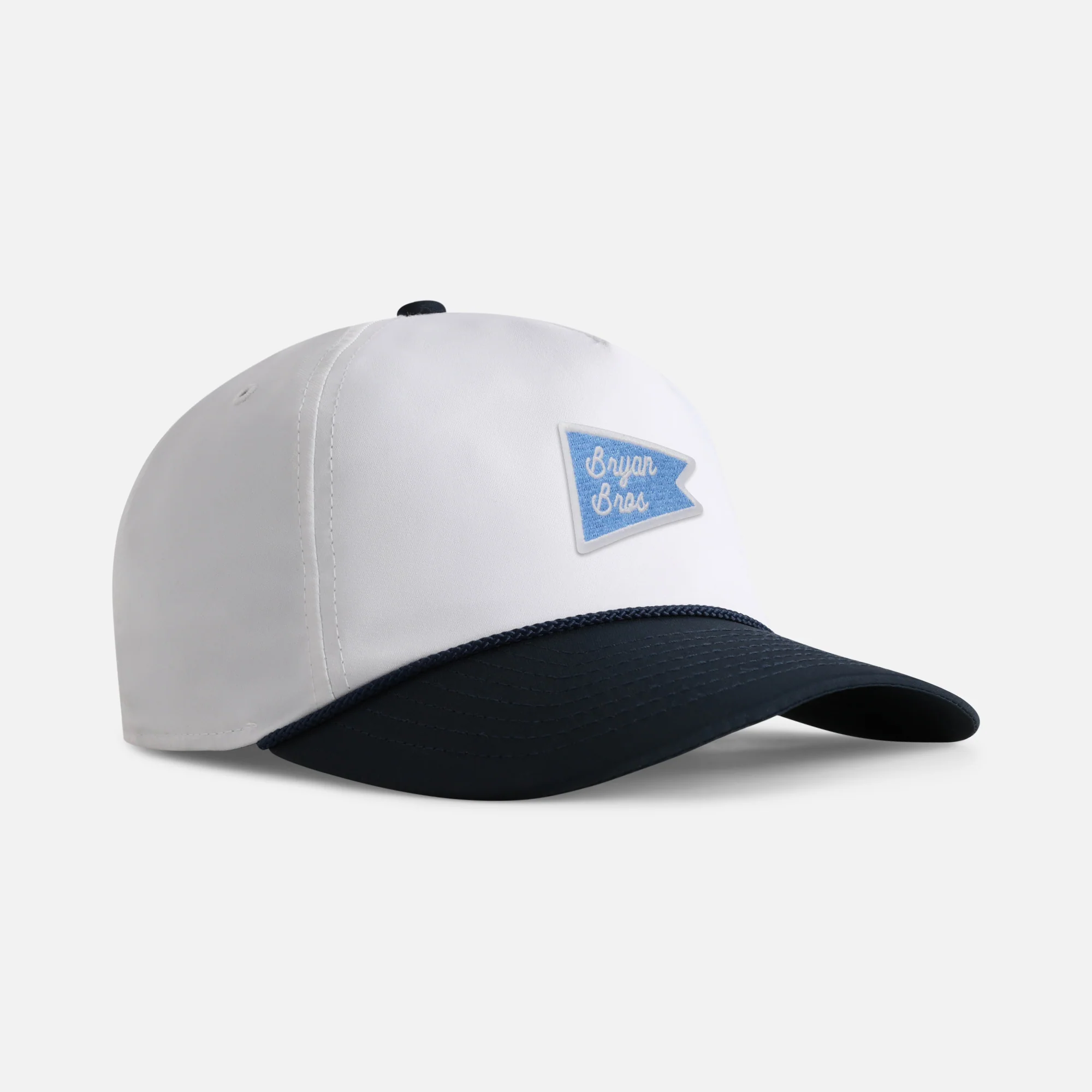 The Bryan Bros Flag Patch Two-Tone Performance Rope Hat