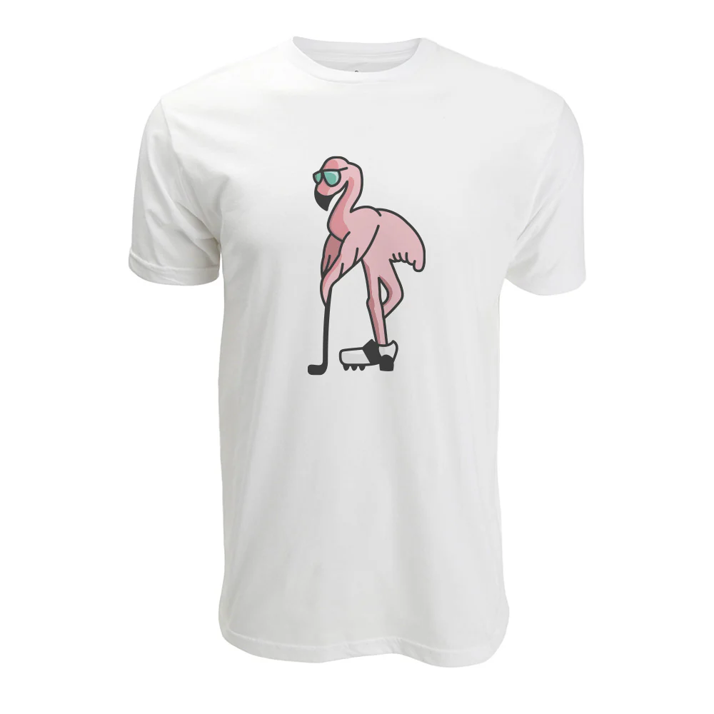 The Flamingo Putter - Crew Neck T-Shirt - Image 17