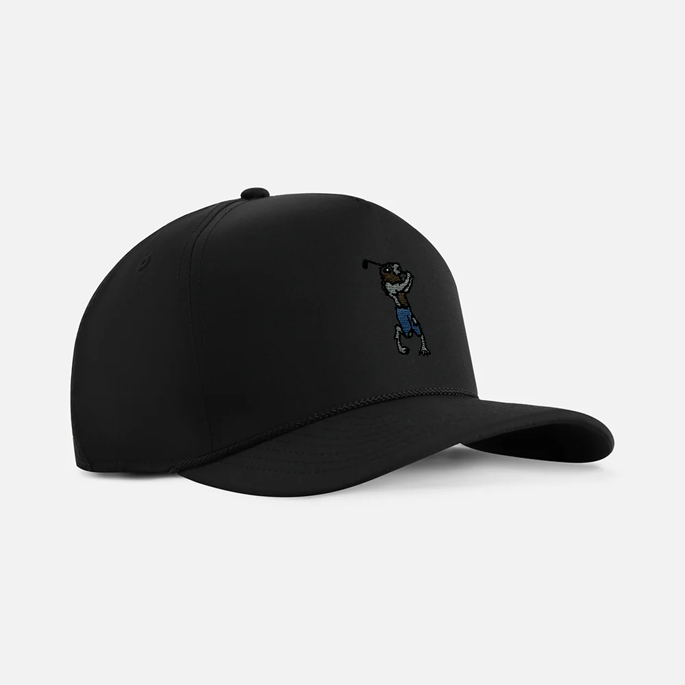 The "Lone Wolf" 5-Panel Performance Rope Hat - Image 9