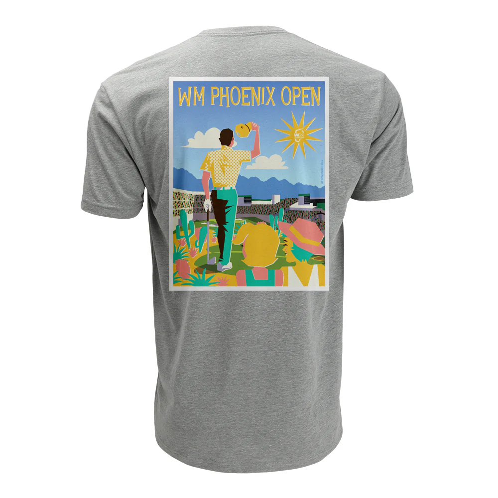 The WM Phoenix Open Poster T-Shirt by Lee Wybranski - Image 7