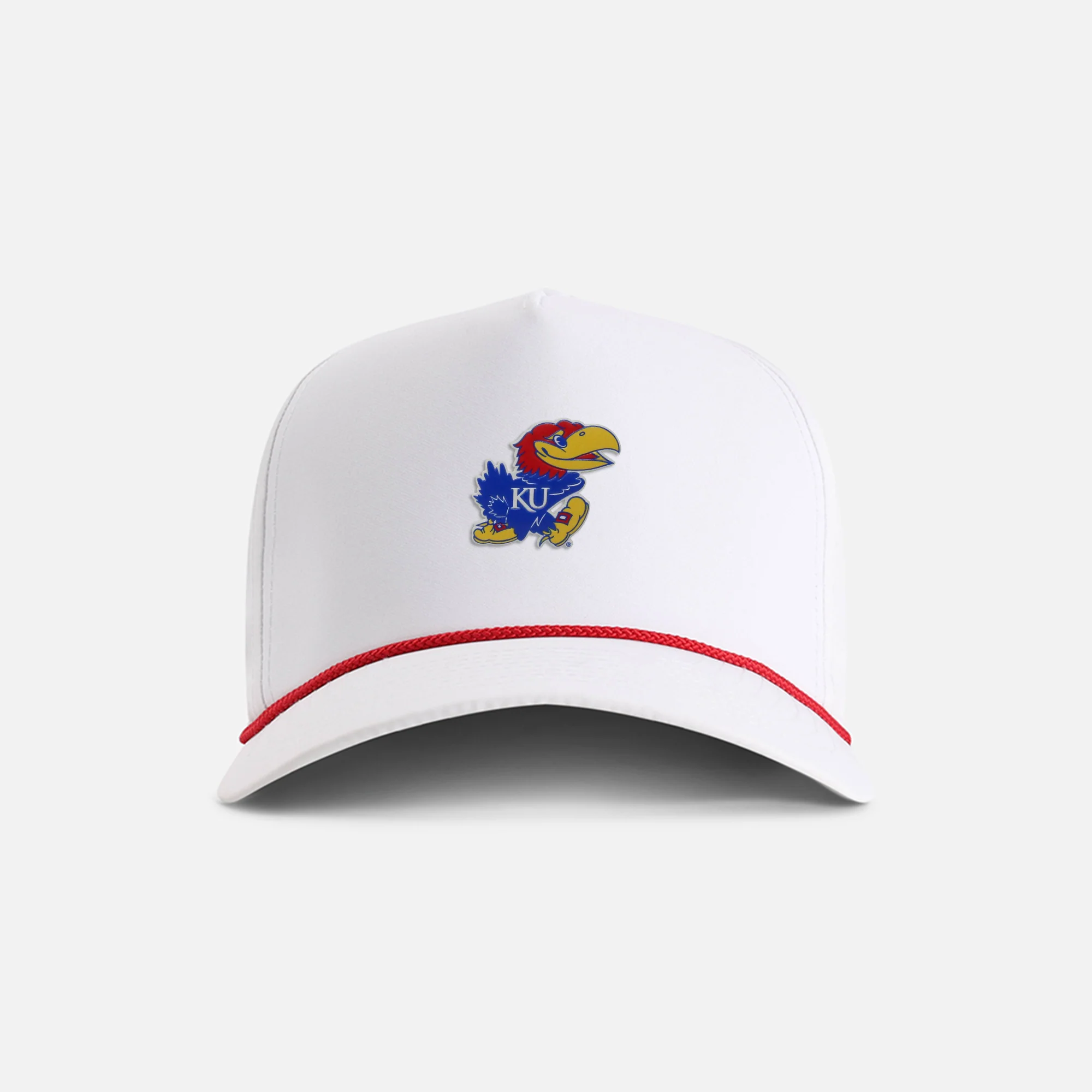 University of Kansas "Jayhawk 3D Patch" 5-Panel Performance Rope Hat - Image 6