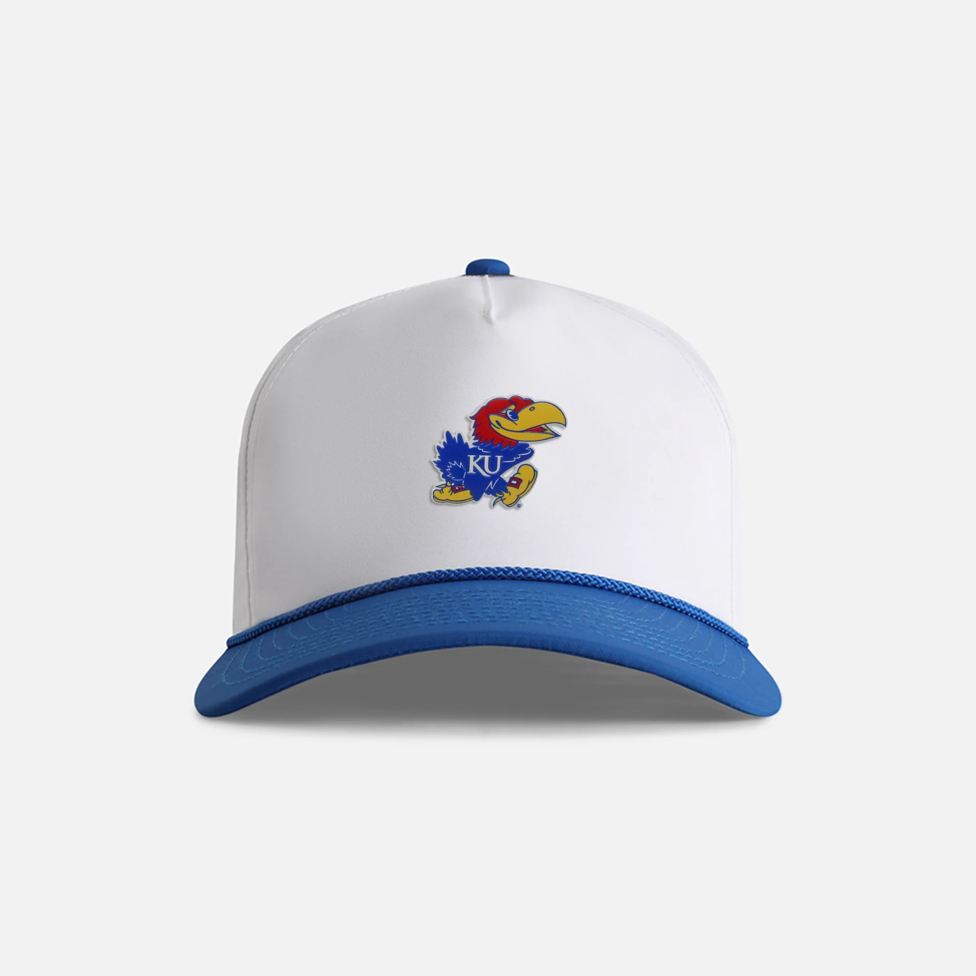 University of Kansas "Jayhawk 3D Patch" Two-Tone Performance Rope Hat - Image 2