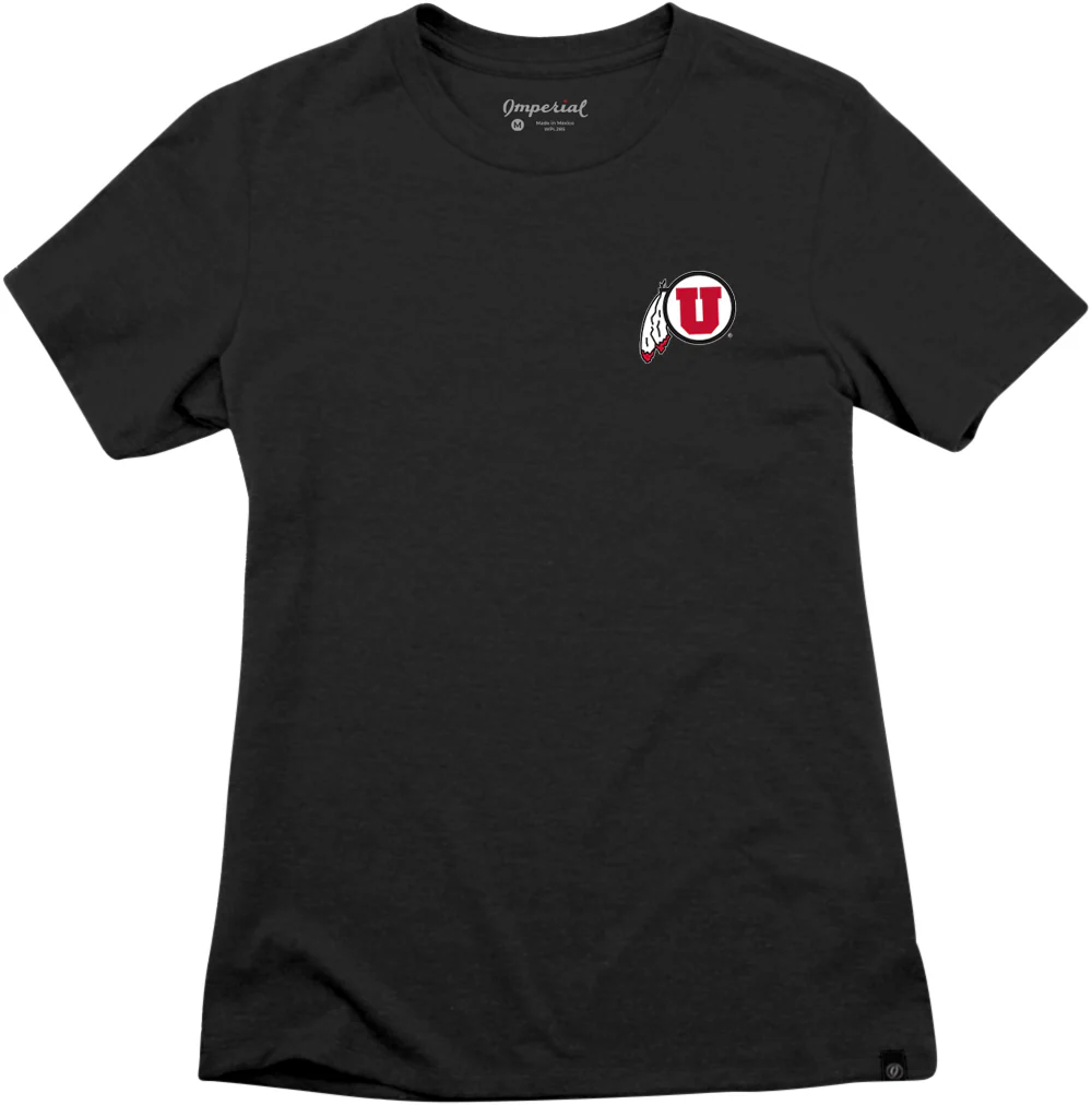 University of Utah "Circle & Feather with Hand Sign" Women's Short Sleeve T-Shirt - Image 5