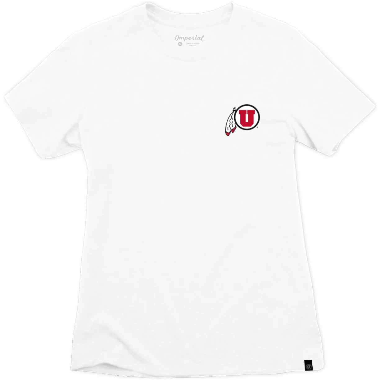 University of Utah "Circle & Feather with Hand Sign" Women's Short Sleeve T-Shirt - Image 8