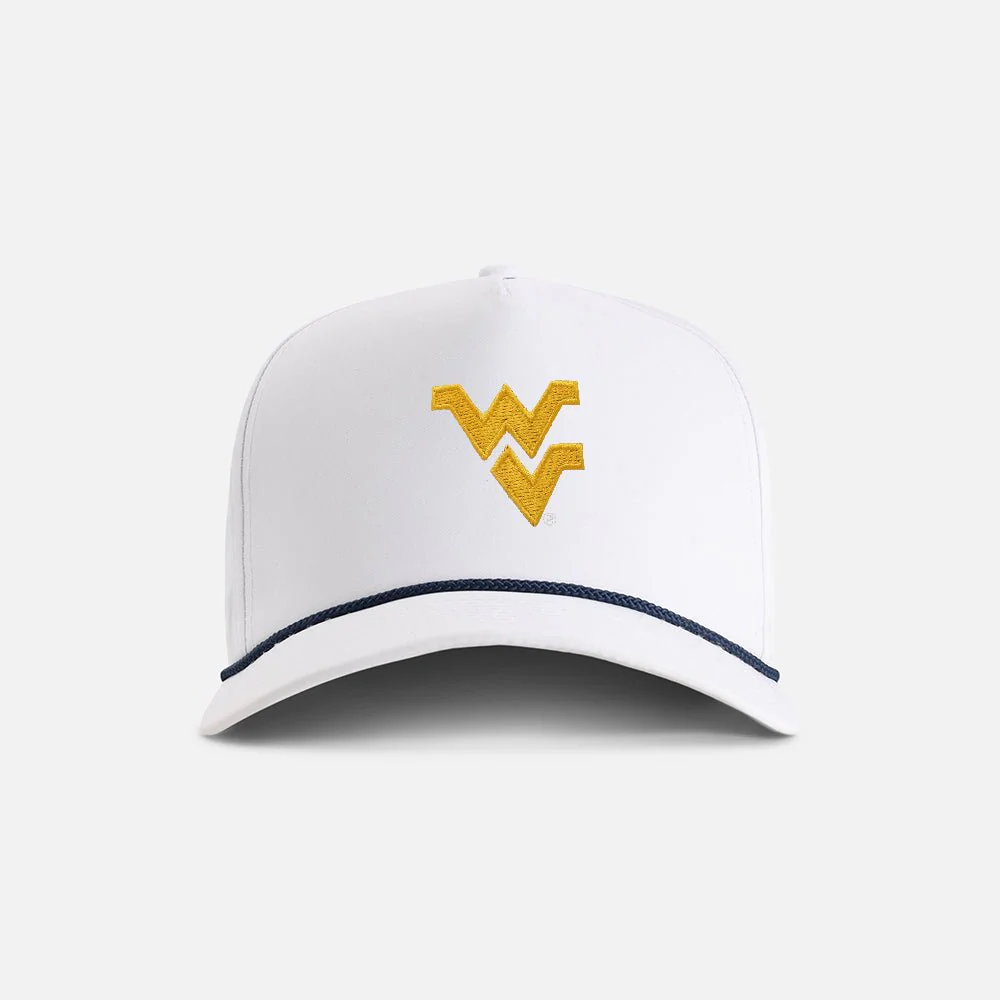 West Virginia University "Flying WV" 5-Panel Performance Rope Hat - Image 2
